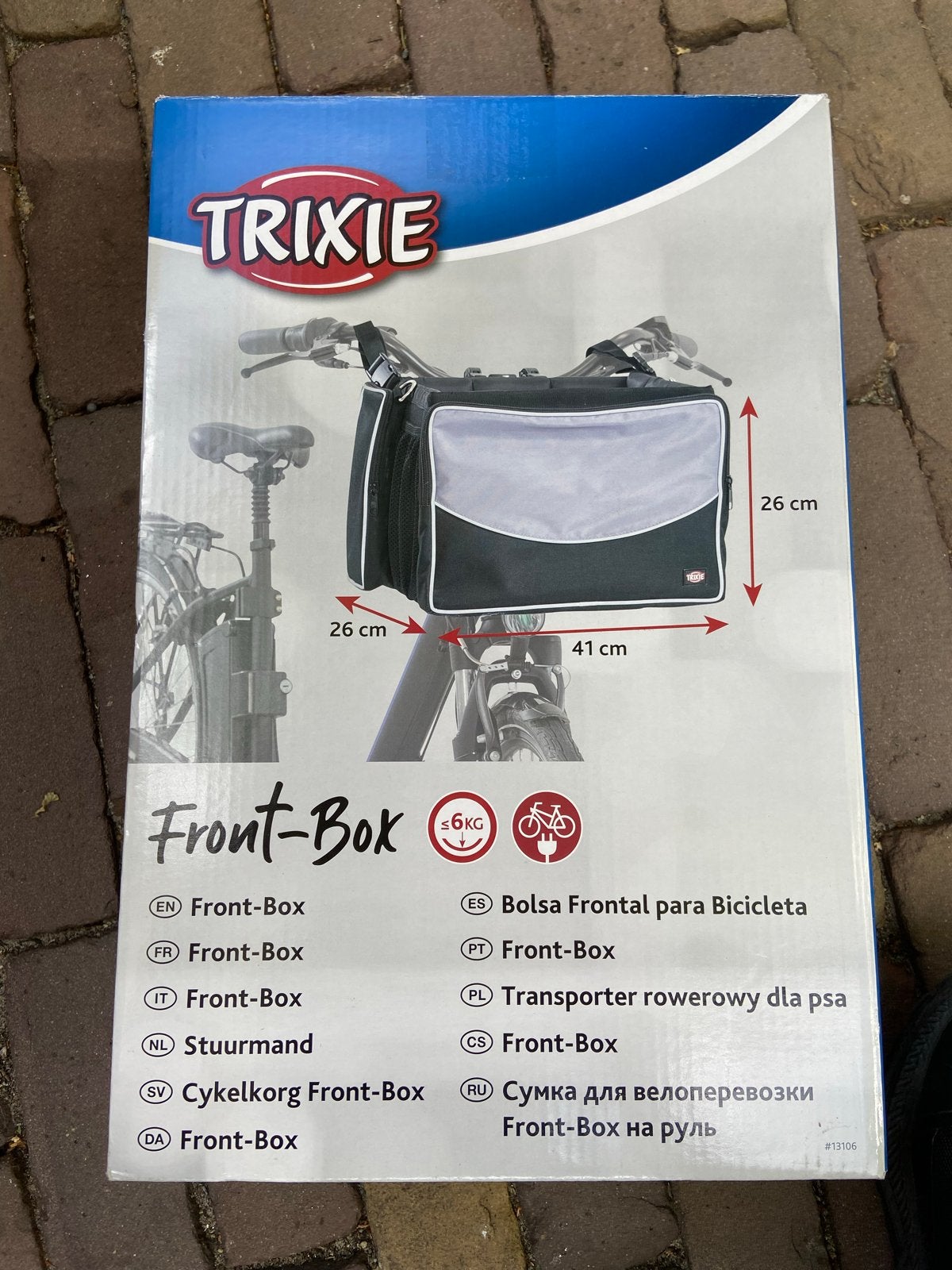 Hondenmand voor voor op de fiets, Trixie, Ophalen, Zo goed als nieuw, Hondenfietsmand