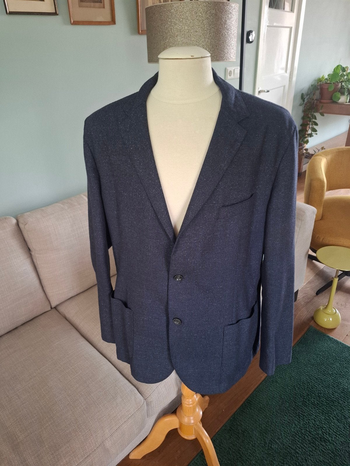Blazer van The society shop maat 58, The society shop, Blauw, Maat 56/58 (XL), Ophalen of Verzenden