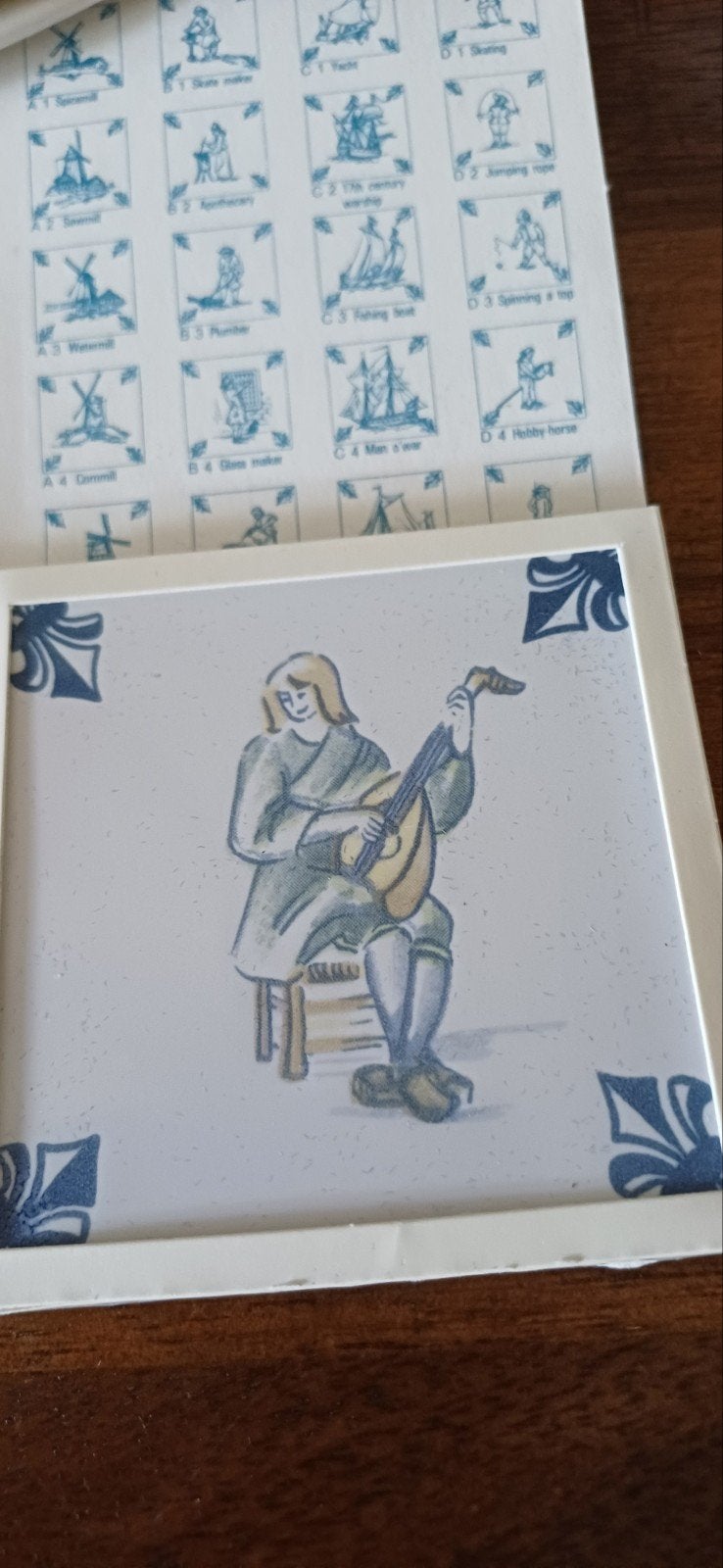 KLM Business Class Delfts Blauwe  tegeltje.), Verzamelen, KLM Huisjes, Ophalen of Verzenden, Nieuw, 41 t/m 60