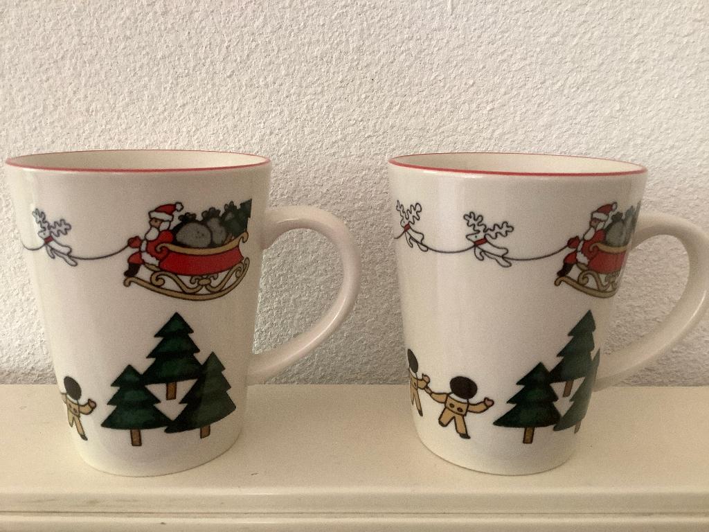 Mason’s Christmas Village mokjes, Nieuw, Ophalen of Verzenden, Overige stijlen, Kop(pen) en/of Schotel(s)