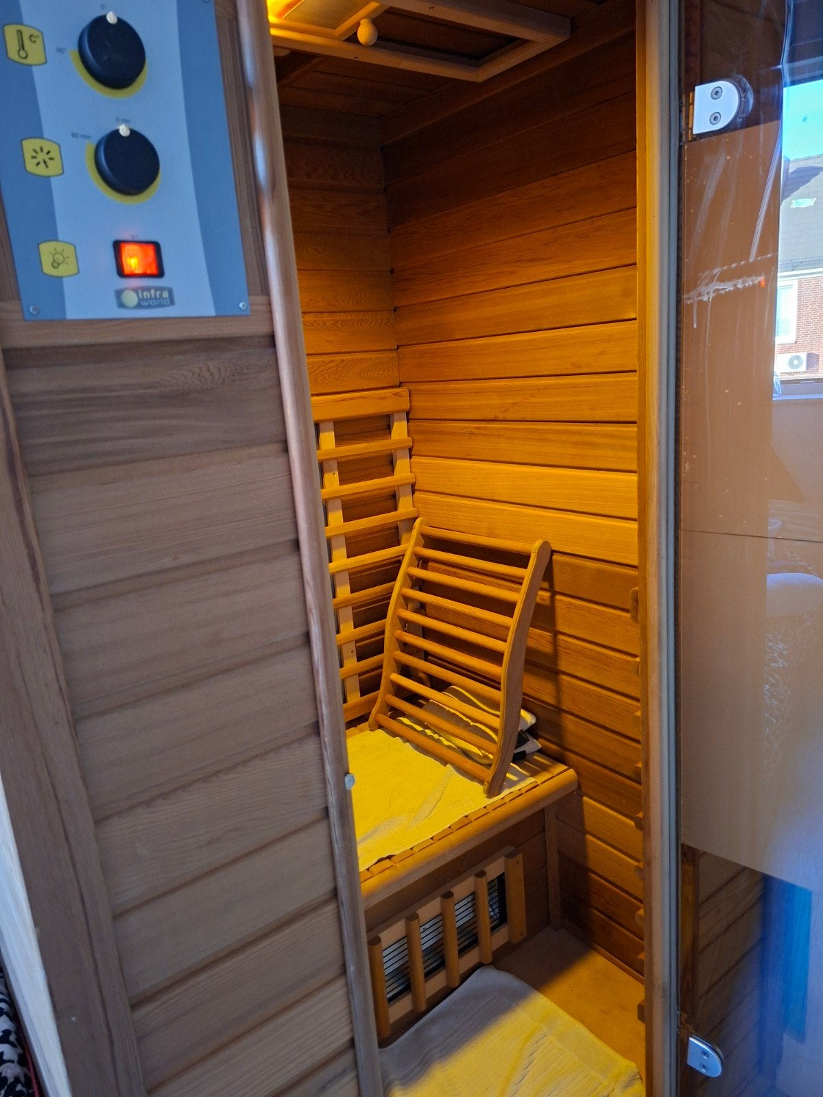 Infrarood sauna met keramische stralers (60 graden), Ophalen, Complete sauna