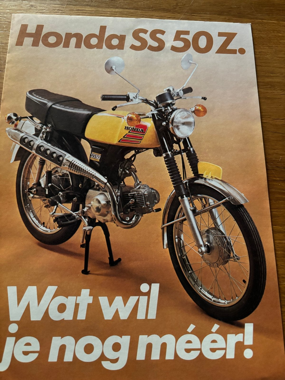 Zeldzame Honda SS 50 4-takt folder - Zeer netjes!, Ophalen of Verzenden, Zo goed als nieuw