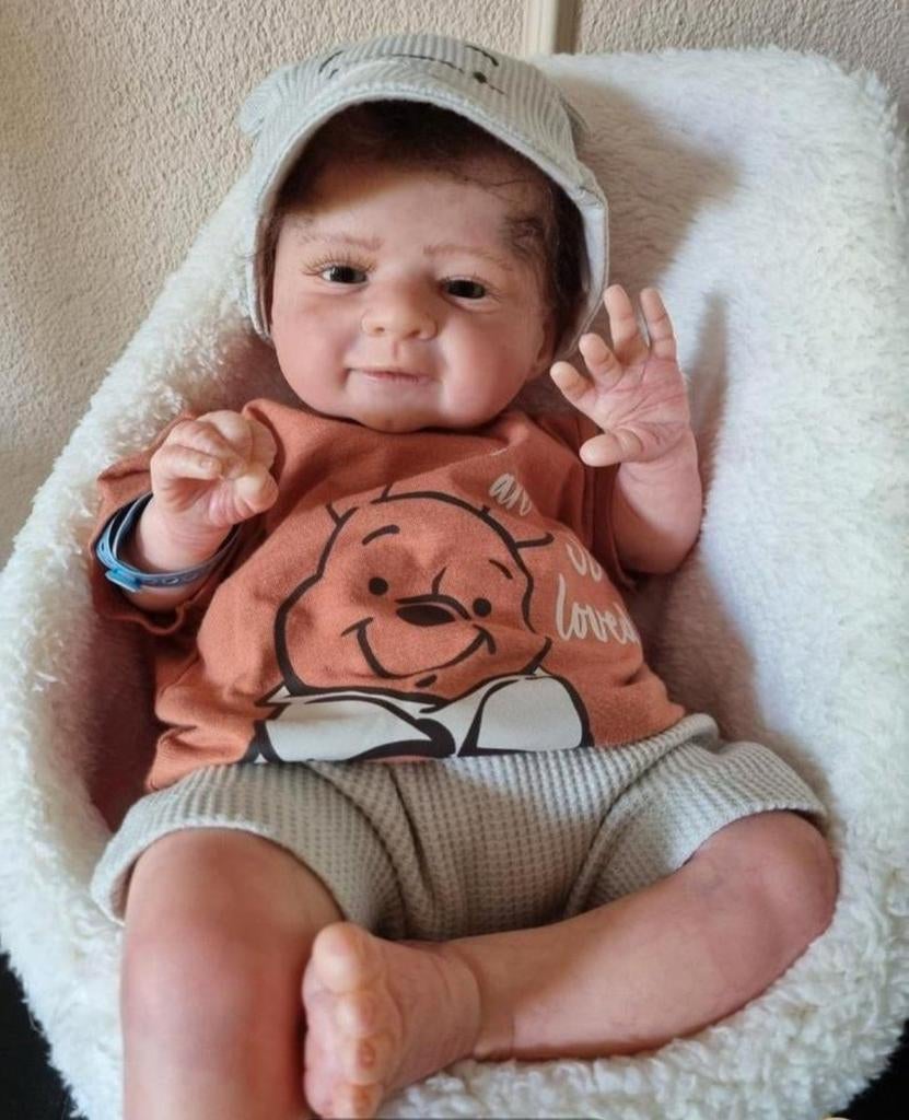 Reborn Marc van Olga Auer, Ophalen of Verzenden, Zo goed als nieuw, Pop