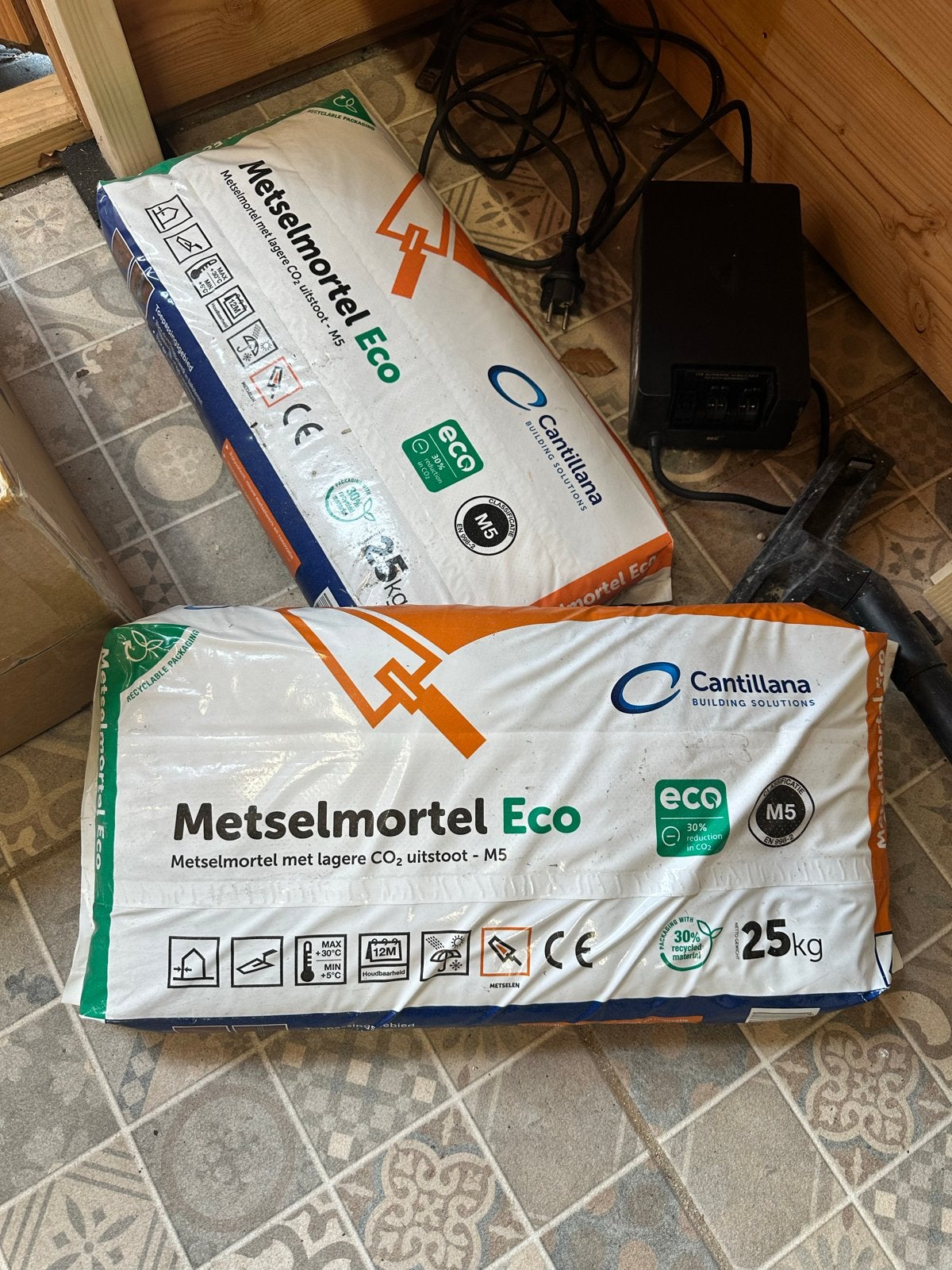 Cantillana Metselmortel Eco M5 - 25kg zakken, Ophalen, Nieuw, Overige typen