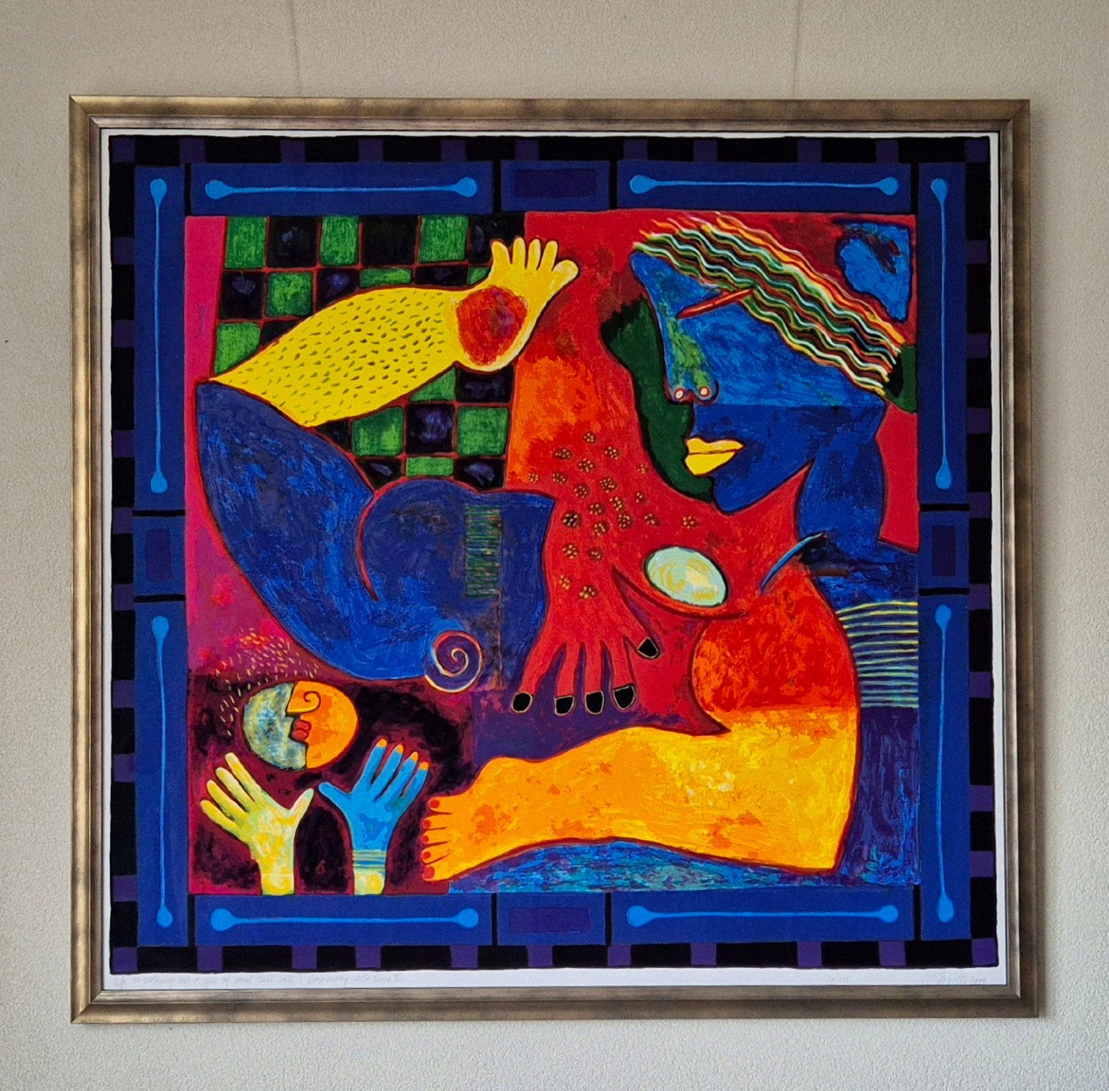 Clemens Briels, Litho new framed incl Museum glass., Ophalen of Verzenden