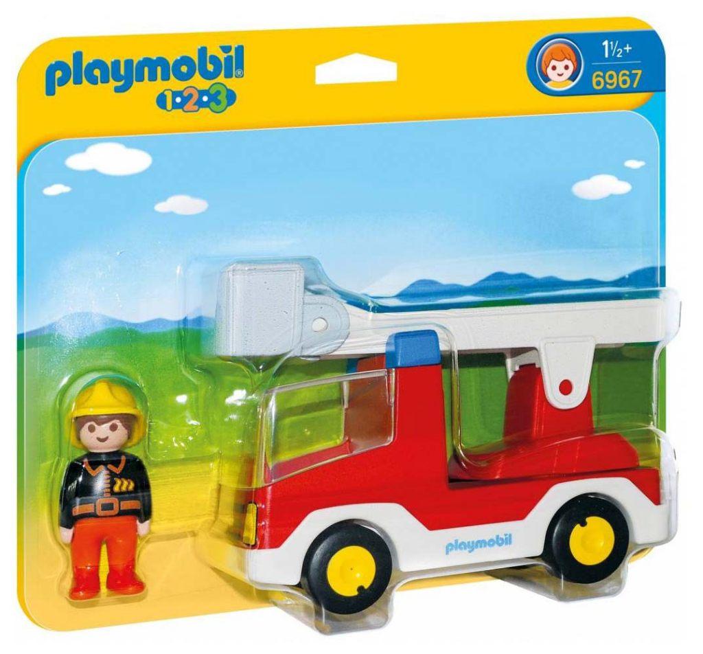 123 PLAYMOBIL 6967 Brandweerwagen met Ladder, Ophalen of Verzenden, Nieuw, Complete set