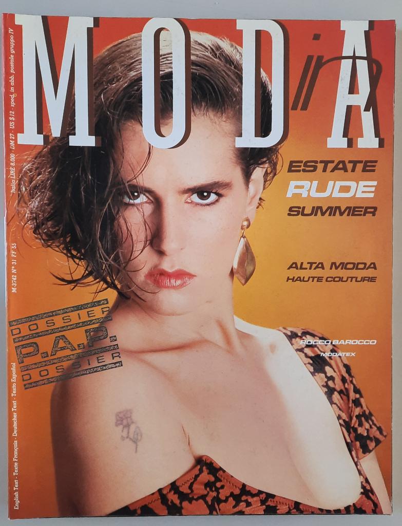 Italiaans fashion tijdschrift MODA IN, 1984, Ophalen of Verzenden, 1980 tot heden, Buitenland, Tijdschrift