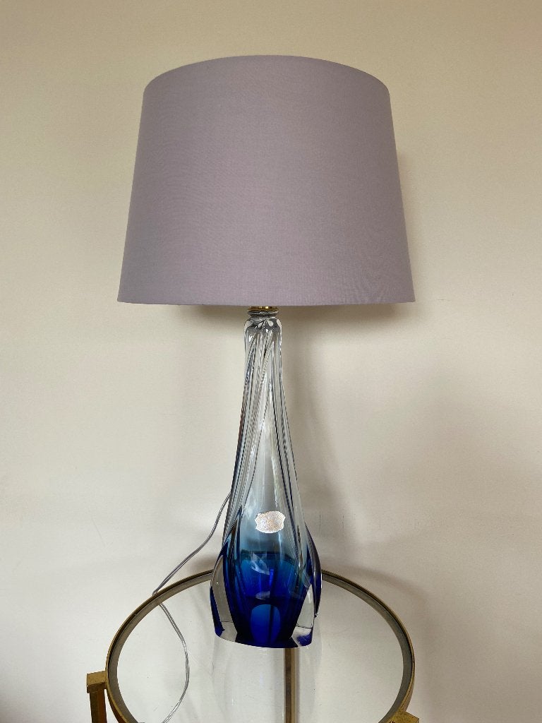 Val Saint Lambert lamp, Huis en Inrichting, Ophalen of Verzenden, Met kap, Modern