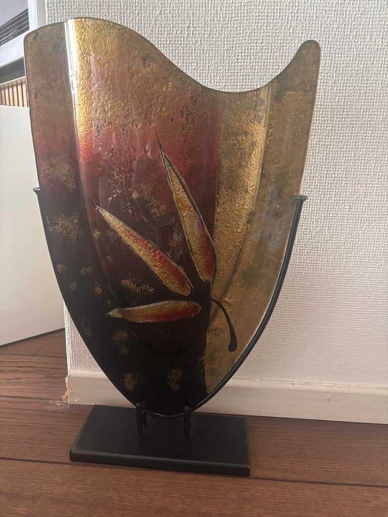 Decoratief glazen ornament met standaard, Huis en Inrichting, Woonaccessoires | Overige, Ophalen