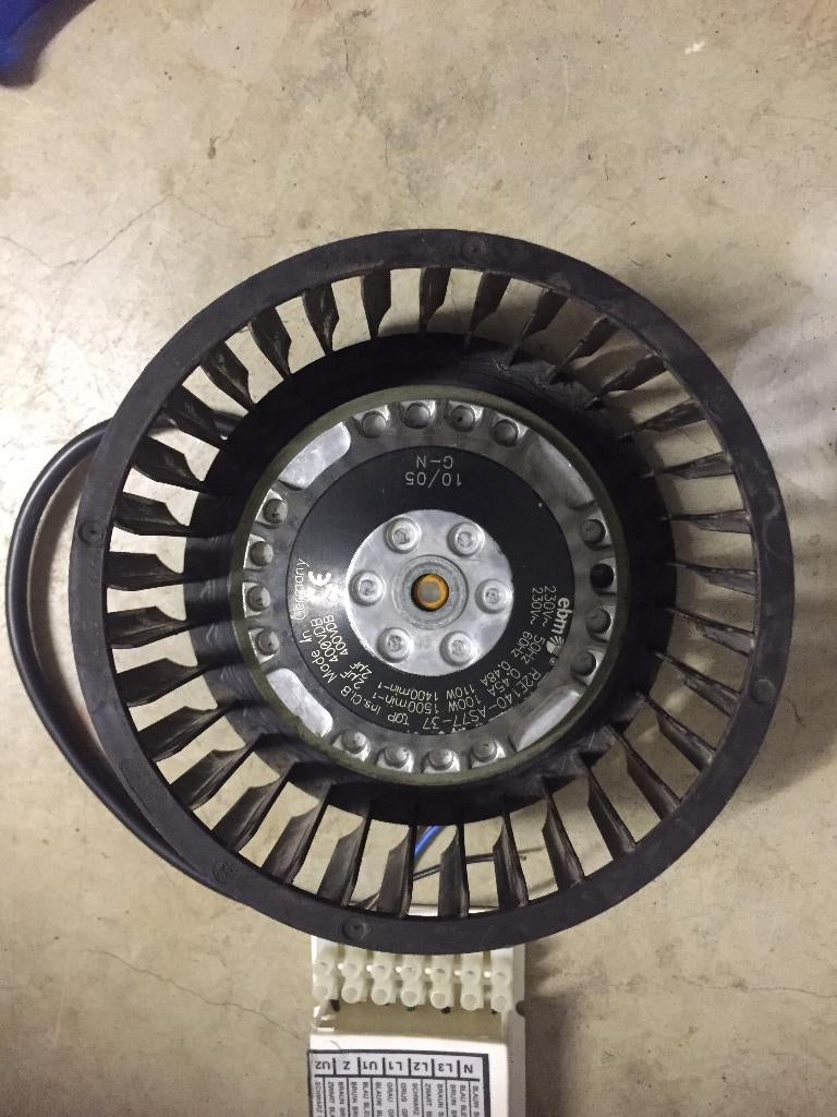 Gereviseerde EBM / Stork / Zehnder / Buva / Orcon ventilatie, Ophalen of Verzenden, Zo goed als nieuw, Elektromotor, 1800 rpm of meer
