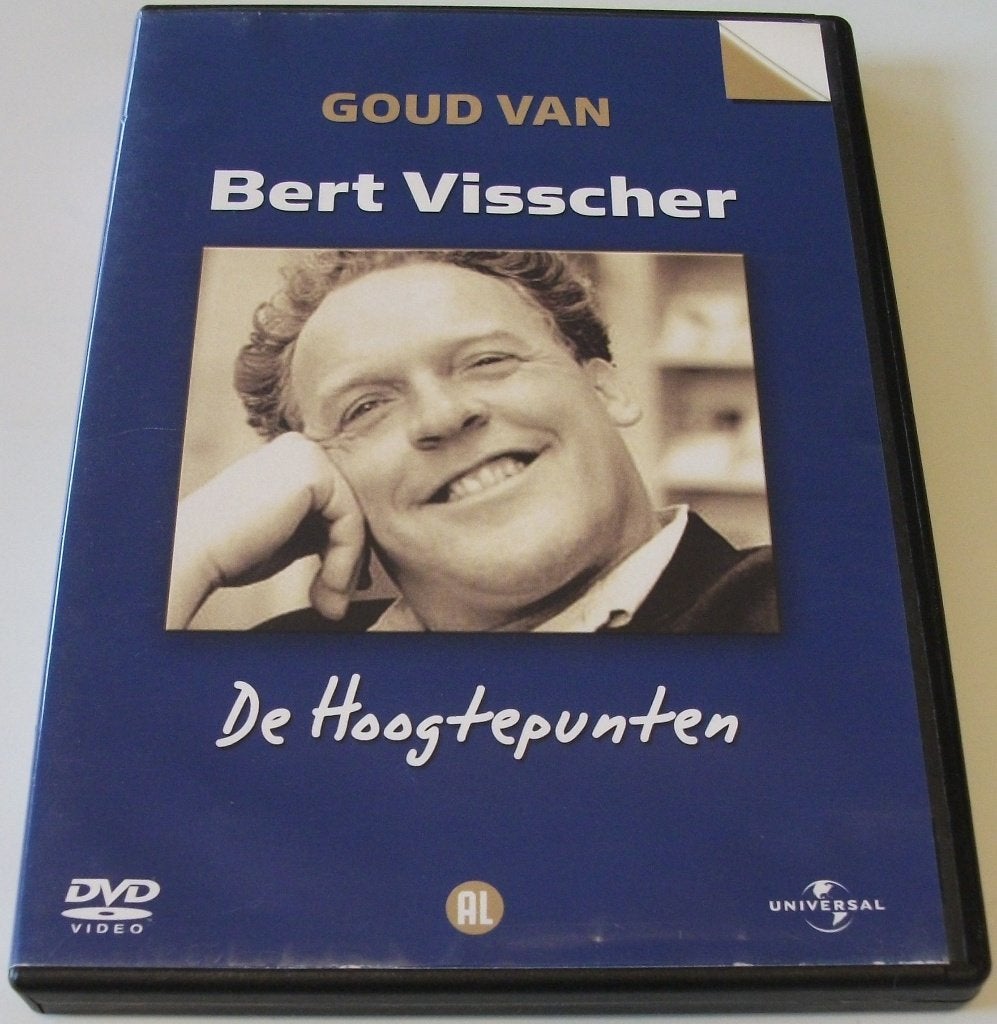 Dvd *** BERT VISSCHER *** Goud van Bert Visscher, Stand-up of Theatershow, Bert Visscher, Gebruikt, Alle leeftijden