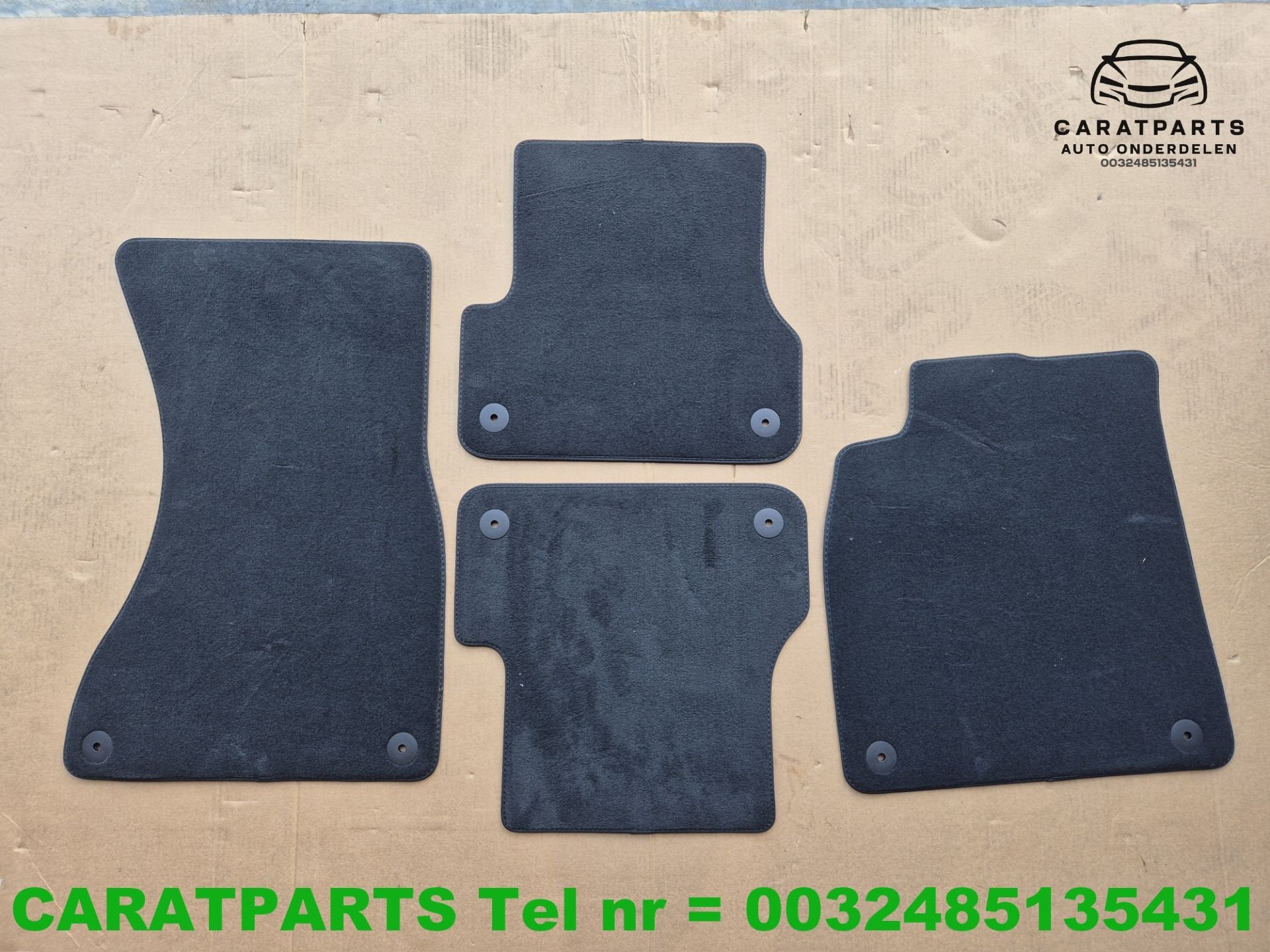 4G0864450B 4G1863691D Audi A6 Matten set A6 vloermatten A7, Gebruikt, AUDI AG, Auto-Union-Strasse 1
85045  Ingolstadt, DE, Kundenbetreuung@audi.de
