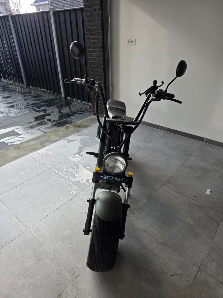 E-Chopper te koop – Zo goed als nieuw (449 km!), Fietsen en Brommers, Snorfietsen en Snorscooters, Ophalen, Zo goed als nieuw