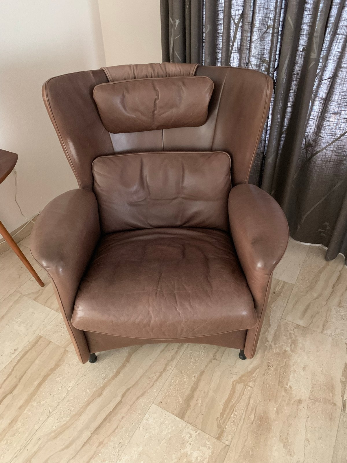 De Sede DS-23 Leren fauteuil, Ophalen, Gebruikt, Leer, 75 tot 100 cm