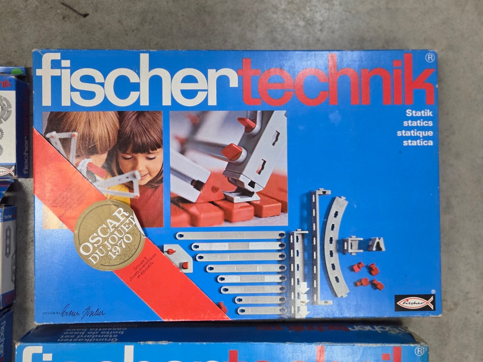 Fischer technik Statik & Grundkasten met extra sets, Ophalen of Verzenden, Gebruikt, Overige merken