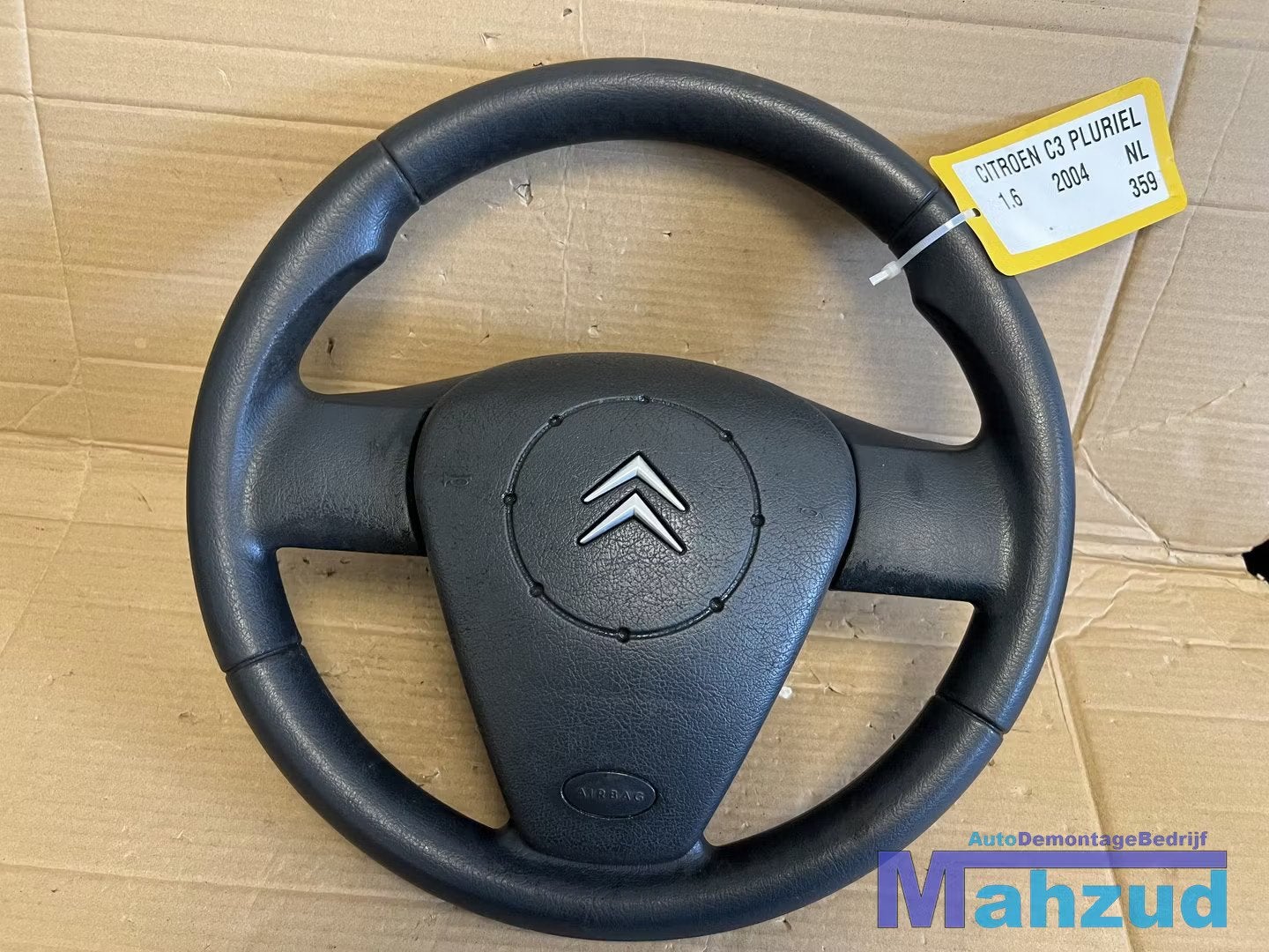 CITROEN C3 stuurwiel stuur met airbag 2003-2012, Gebruikt, Citroën, Stellantis N.V., Ophalen of Verzenden