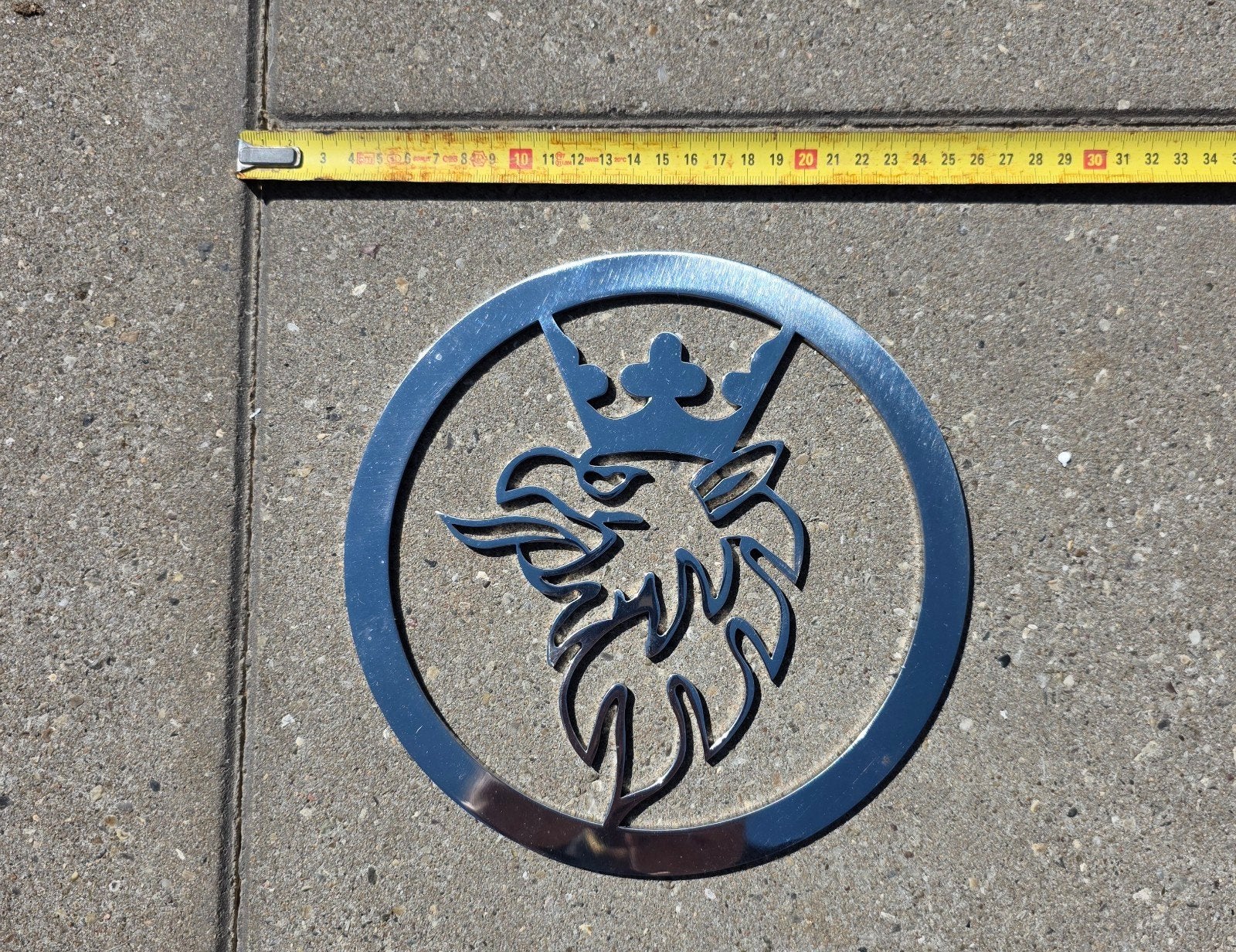 Scania embleem RVS LOGO, Ophalen of Verzenden