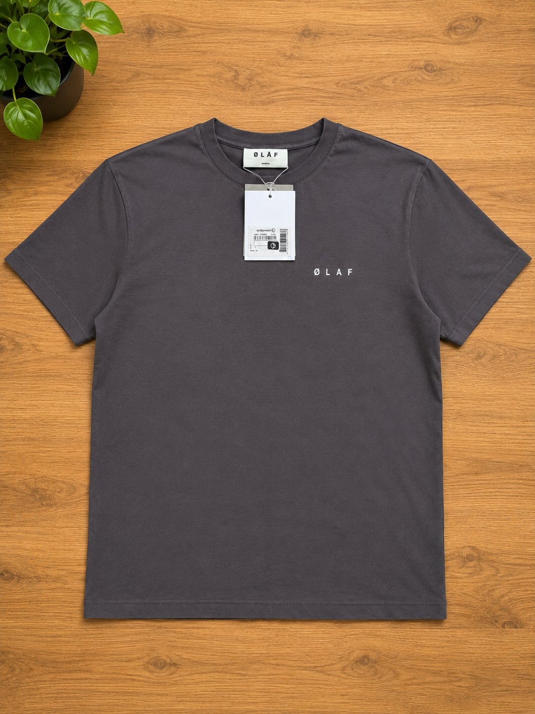 OLAF T-shirt charcoal maat M nieuw met kaartje, Kleding | Heren, Ophalen of Verzenden, Nieuw, Maat 48/50 (M), Grijs