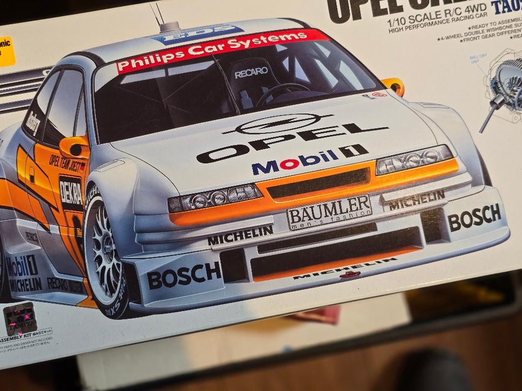 Tamiya Opel Calibra V6, 1/10 RC 4WD, Nieuw, Schaal 1:10, Auto onroad, Ophalen