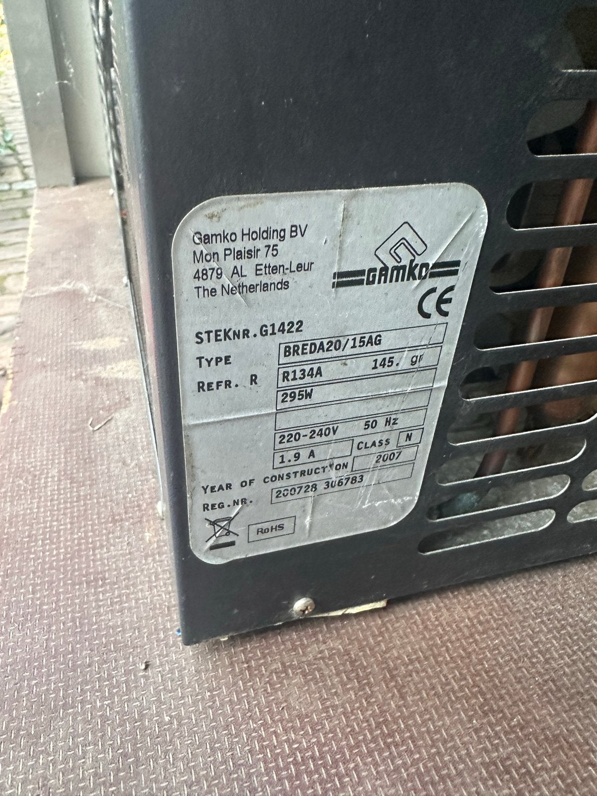 Mobiele tapinstallatie met spoelbak en koeler, Ophalen of Verzenden, Gebruikt