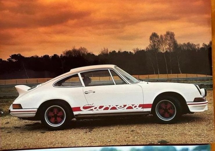 Porsche Poster Map, Ophalen, Zo goed als nieuw, Porsche