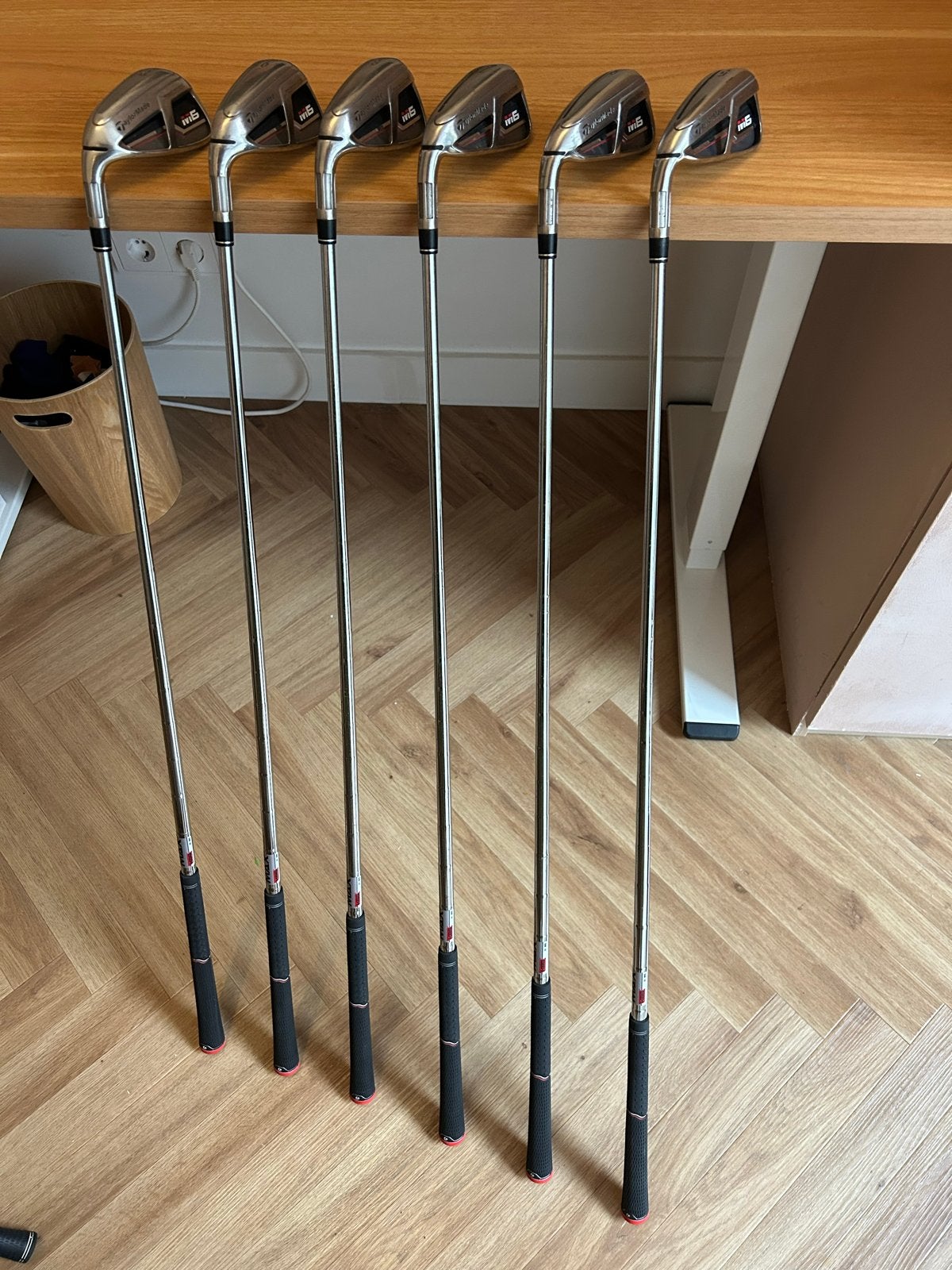 Taylormade M6 ijzerset 5-P linkshandig, Sport en Fitness, Ophalen of Verzenden, Zo goed als nieuw, Set