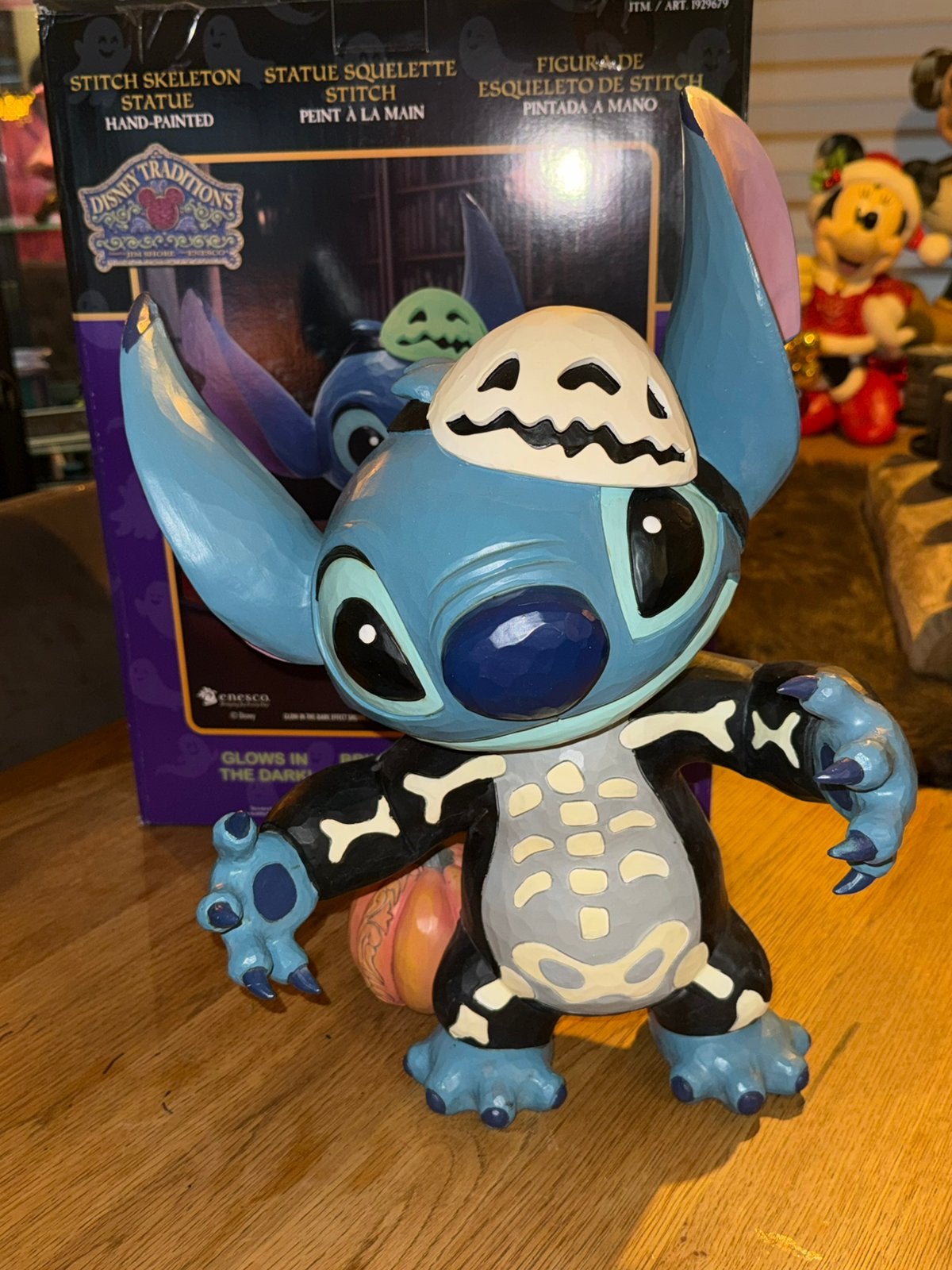 Disney Traditions big fig Stitch beeld, Ophalen of Verzenden, Overige figuren, Zo goed als nieuw, Beeldje of Figuurtje