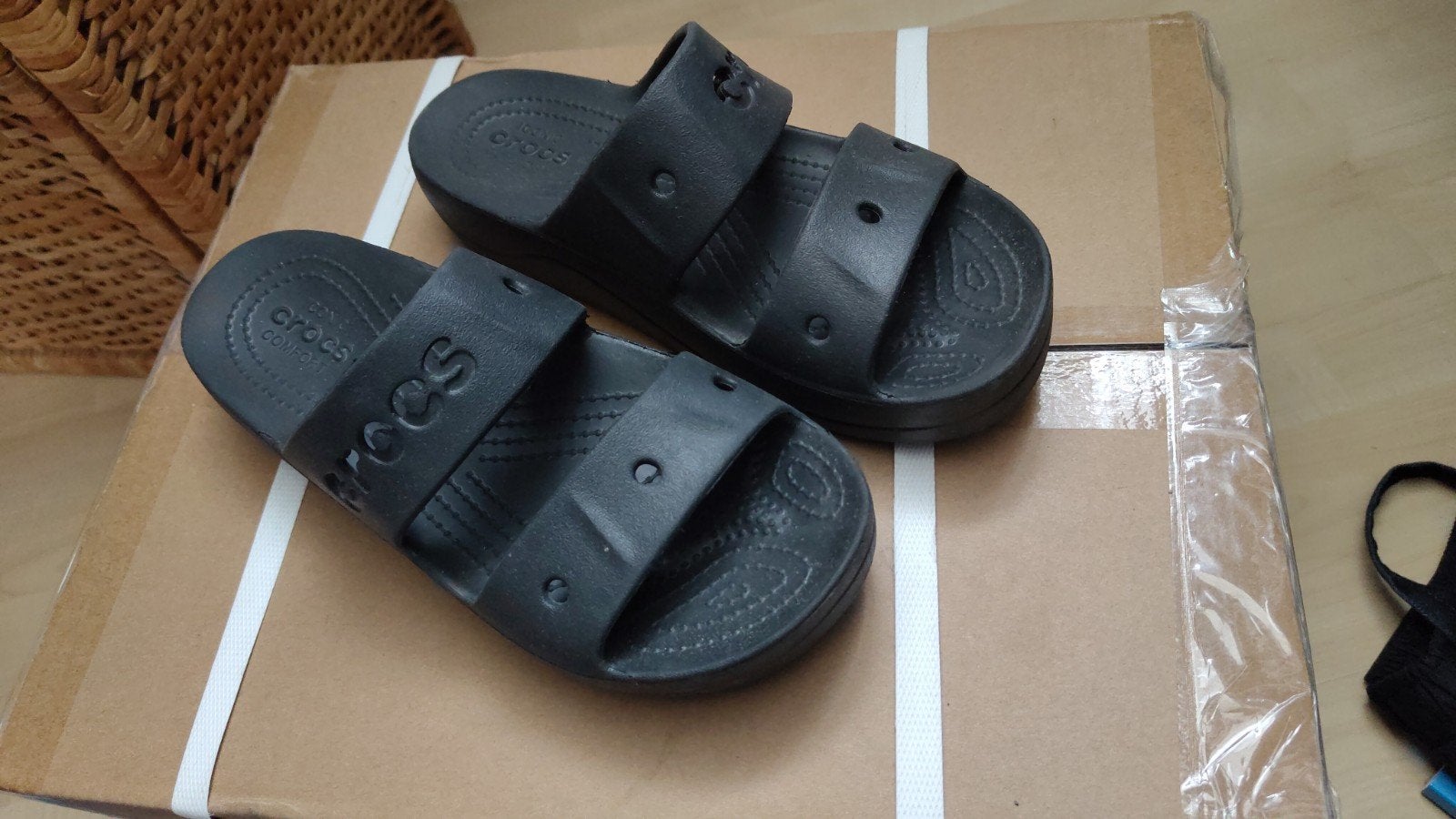 Crocs Classic Crocs Sandal Zwart - Maat W7 (EU 37-38), Zwart, Nieuw, Crocs, Sandalen of Muiltjes