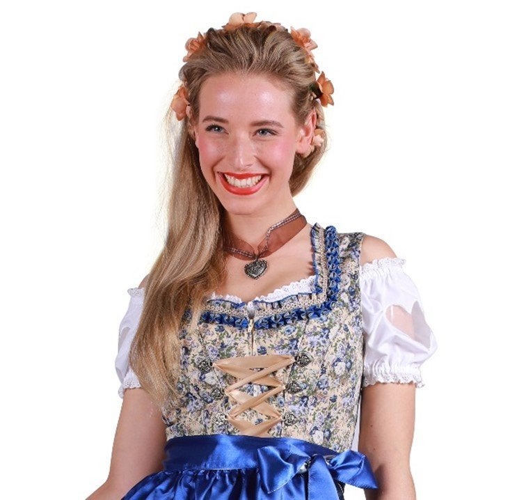 Dirndl - Tirolerjurk maat 48 Lisa-Marie Jurk-Schort., Ophalen, Thetru, Maat 46/48 (XL) of groter, Kleding