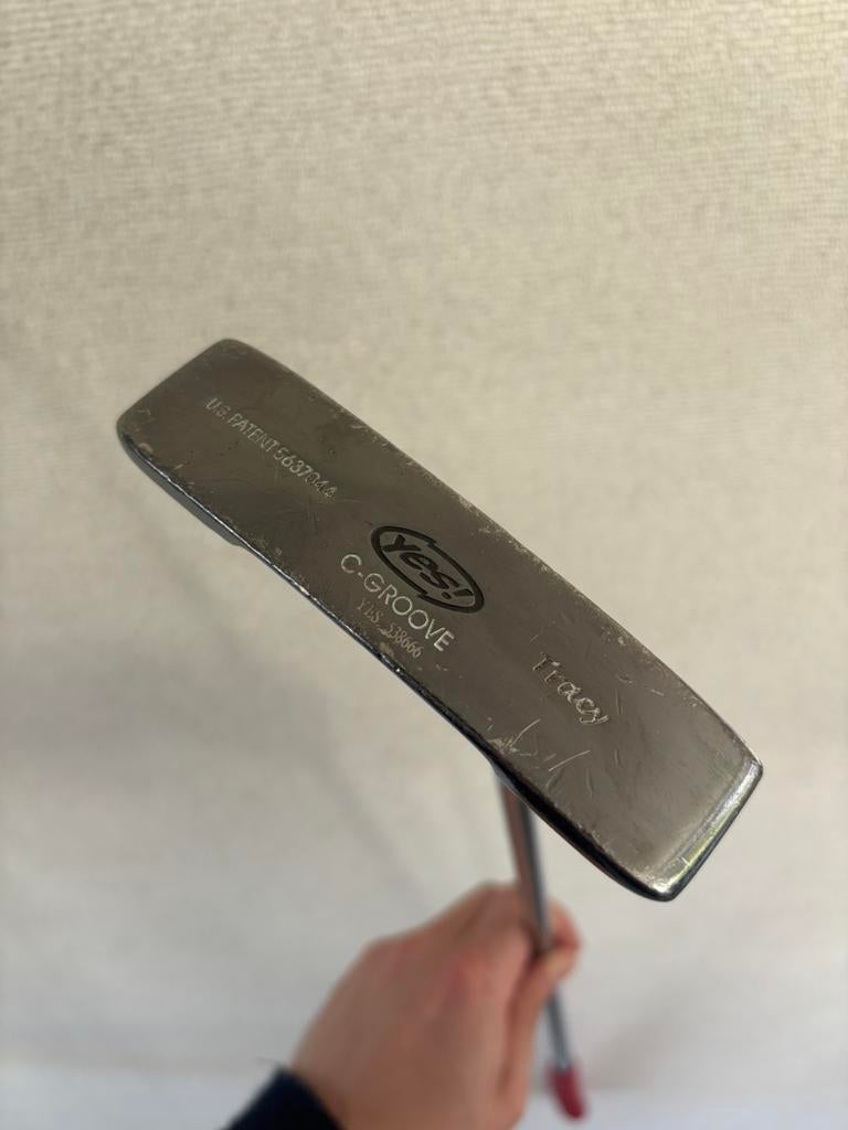 YES C-Groove Tracy Putter | 35 Inch, Sport en Fitness, Golf, Ophalen of Verzenden, Zo goed als nieuw, Club, YES