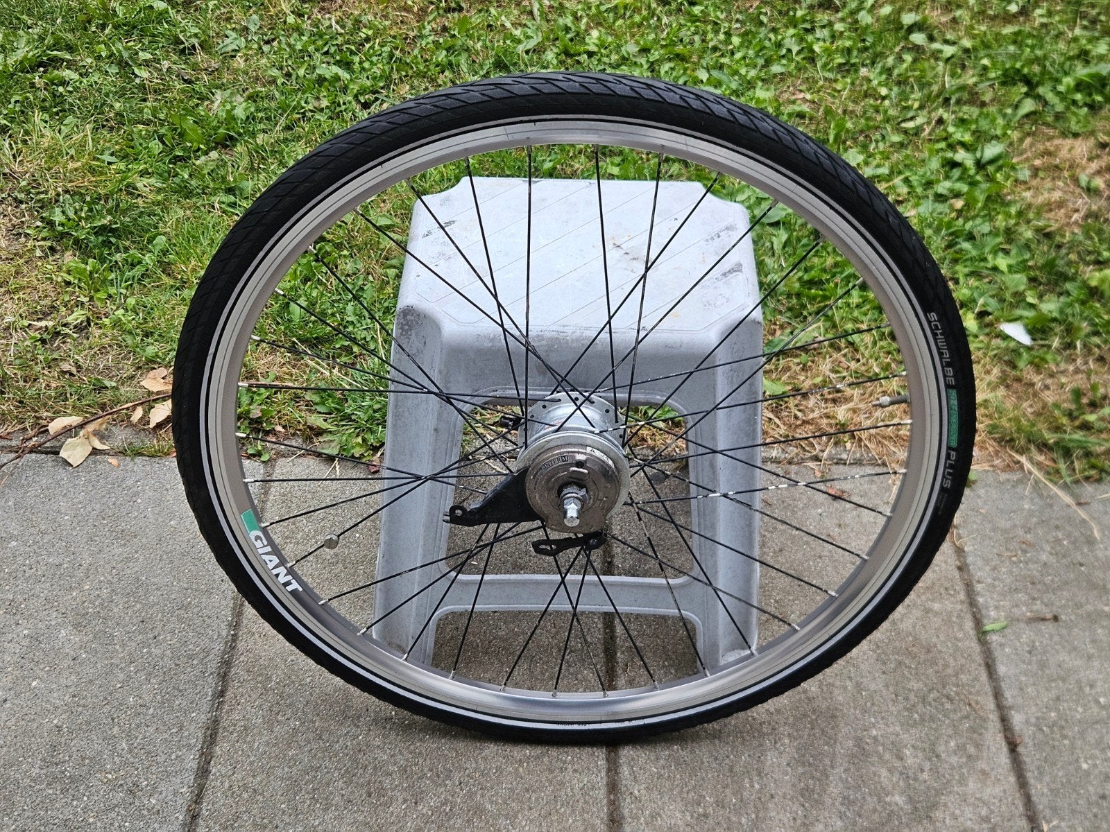 Wielset met Sturmey Archer en Shimano Nexus naven, Wiel, Gebruikt, Sturmey Archer, Shimano, Giant, Stadsfiets