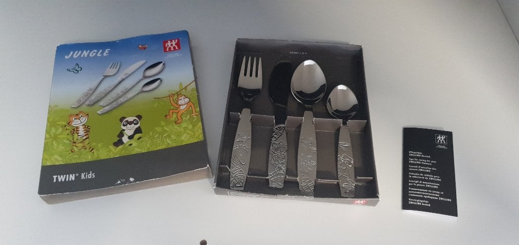 Zwilling kinderbestek set Jungle, NIEUW, Ophalen of Verzenden, Nieuw, Overige typen