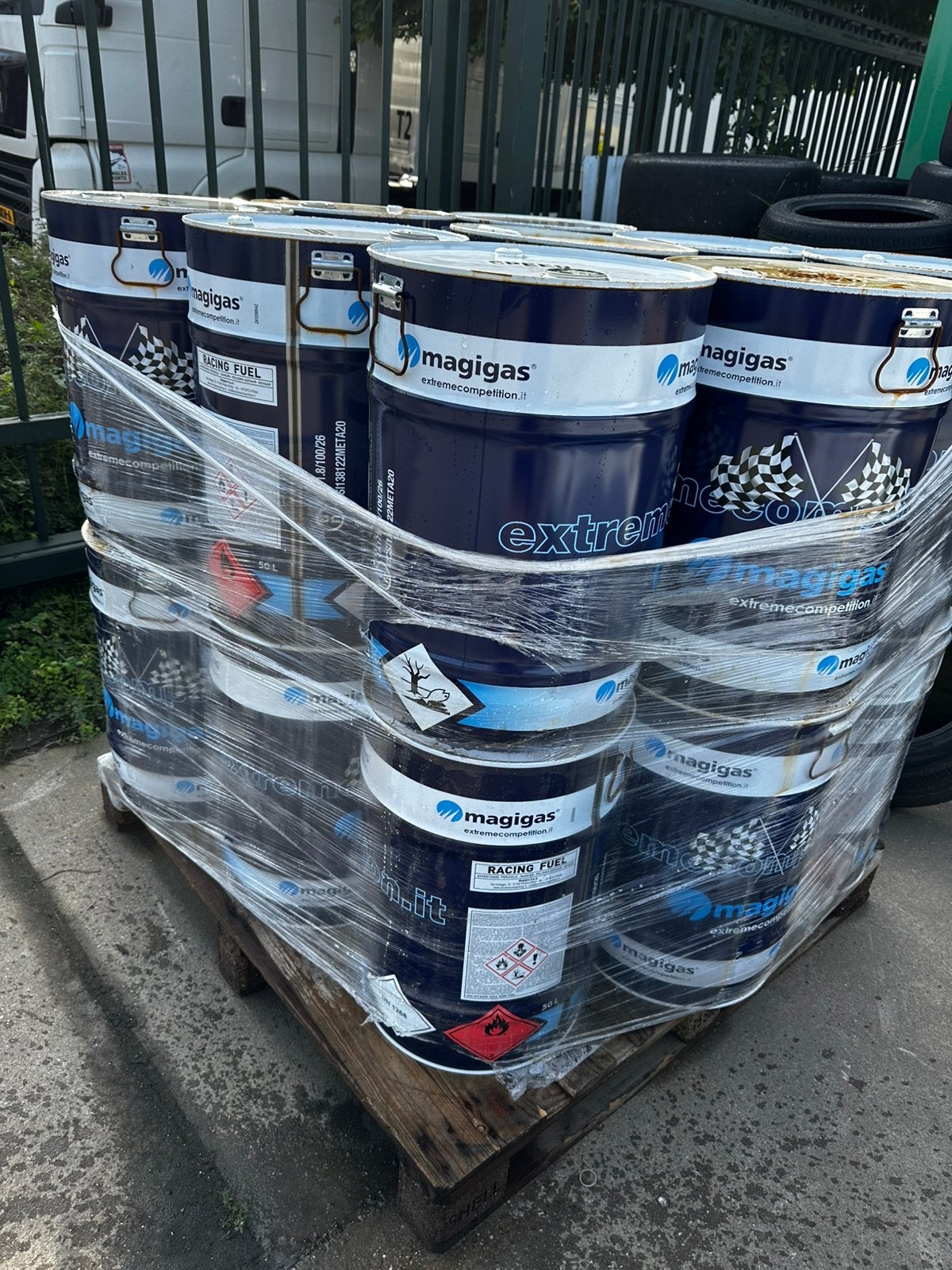 Lege RACING FUEL BARREL, 50L vat benzine, Minder dan 75 liter, Ophalen of Verzenden, Gebruikt, Metaal
