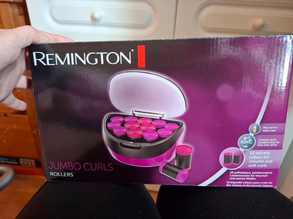 Remington Jumbo Curls Rollers, nieuw in de doos, Sieraden, Tassen en Uiterlijk, Uiterlijk | Haarverzorging, Nieuw, Krultang of Stijltang