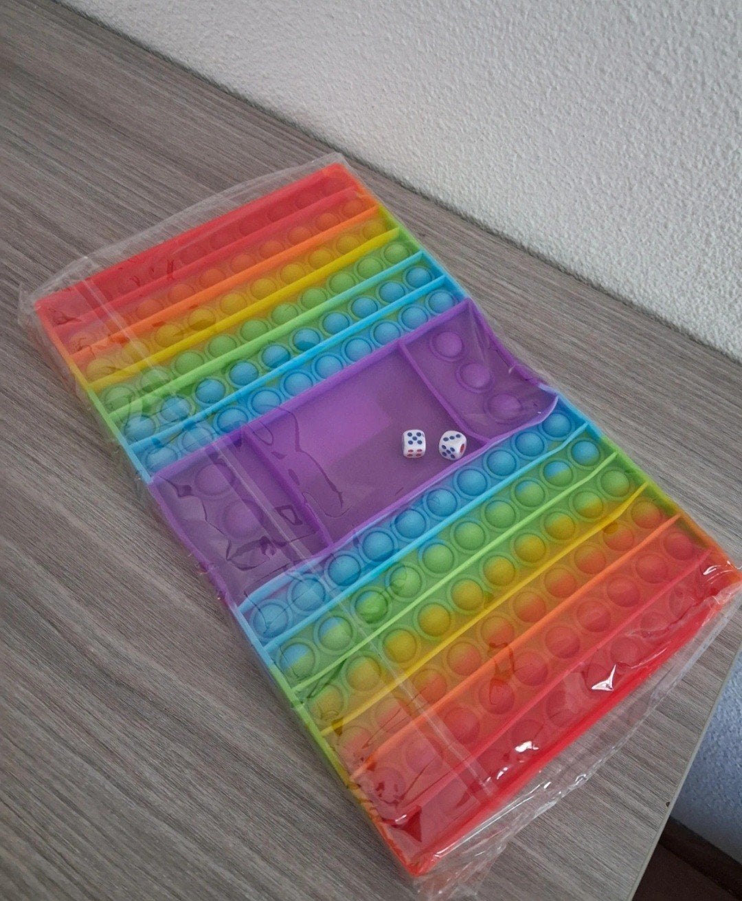 Pop It Challenge met Dobbelstenen - Regenboog, Ophalen of Verzenden, Nieuw, Jongen of Meisje