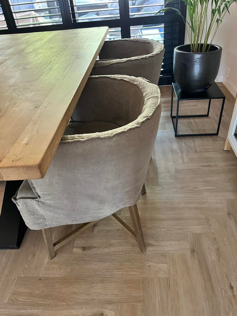 4 Netty de Groot eetkamerstoelen - Zo goed als nieuw, Ophalen, Overige kleuren, Zo goed als nieuw, Vier