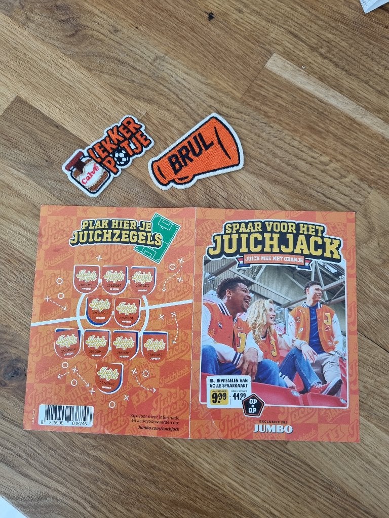 Zegels Jumbo, volle kaart, spaarkaart juichjack, Verzamelen, Supermarktacties, Jumbo, Ophalen of Verzenden