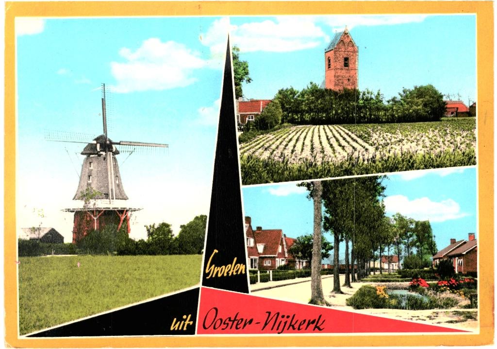 801181 Ooster Nijkerk Friesland 1973 Oosternijkerk Gelopen