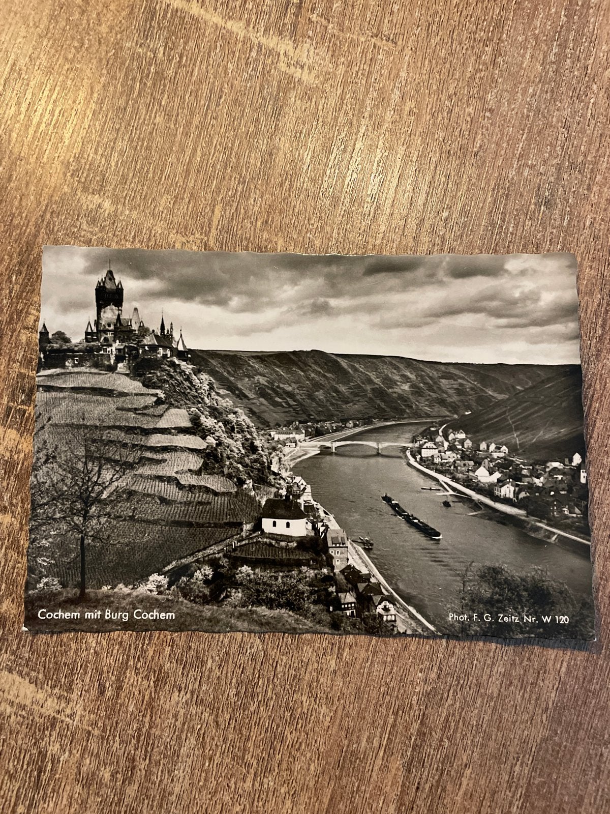 Oude Ansichtkaart Cochem met Burg Cochem aan de Moezel, Ophalen of Verzenden, Gelopen, Duitsland