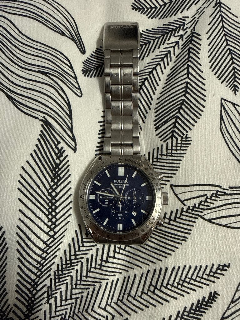 Pulsar Horloge, Staal, Staal, Polshorloge, Zo goed als nieuw
