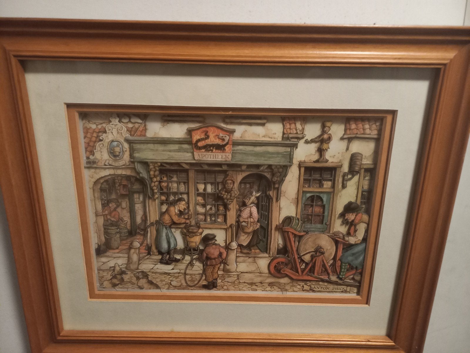 anton pieck 3 d schilderijen, Ophalen of Verzenden