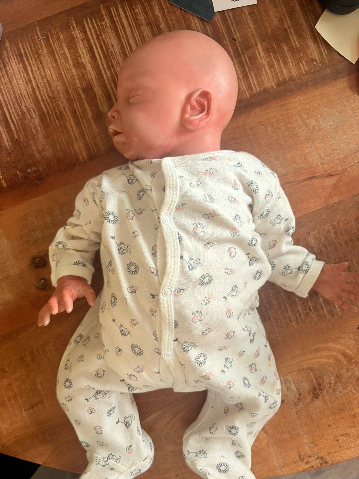 Levensechte reborn doll, Ophalen of Verzenden, Gebruikt, Pop, Levensecht of Reborn