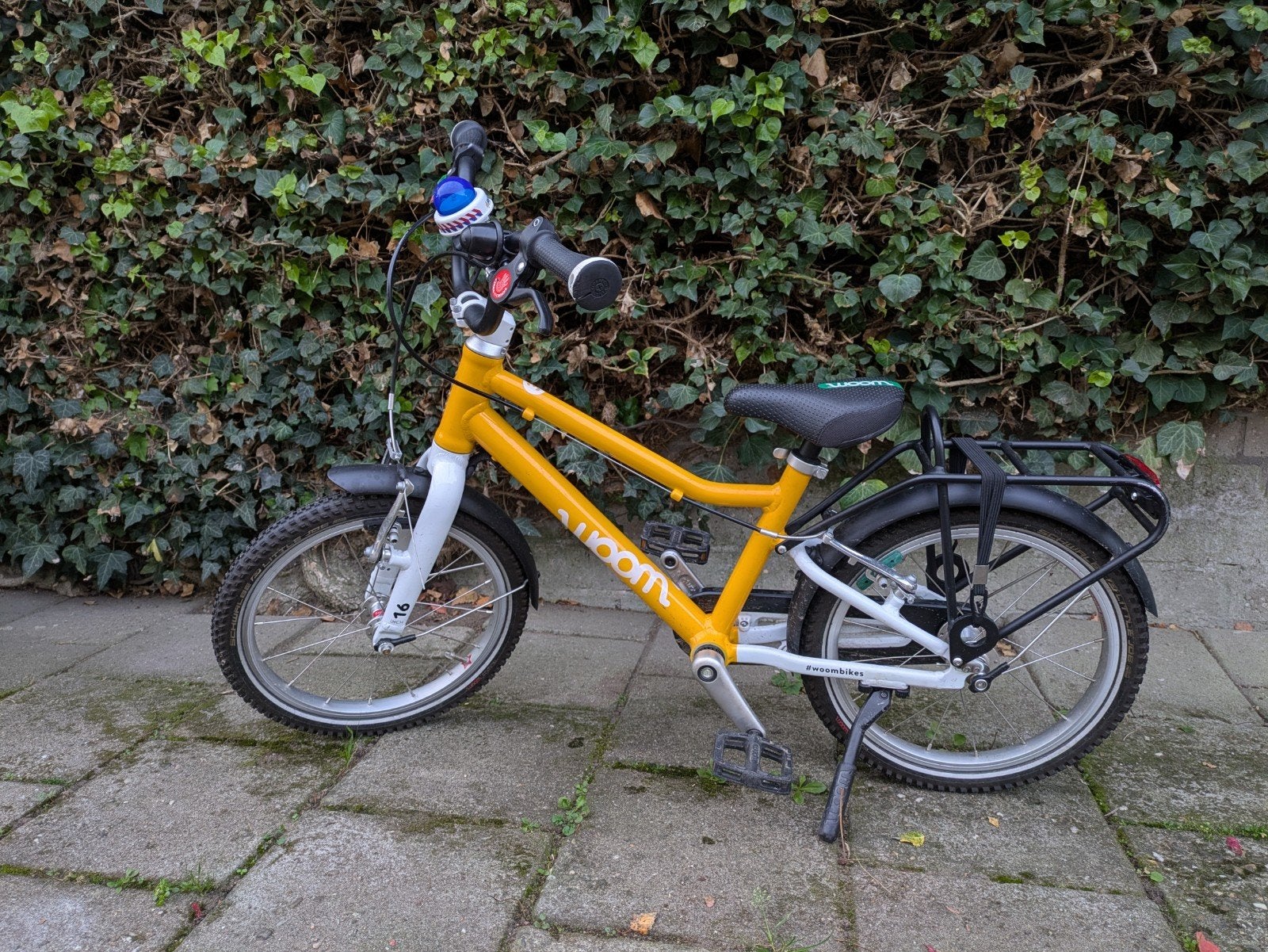 Woom 3 kinderfiets - Geel - 16 inch
