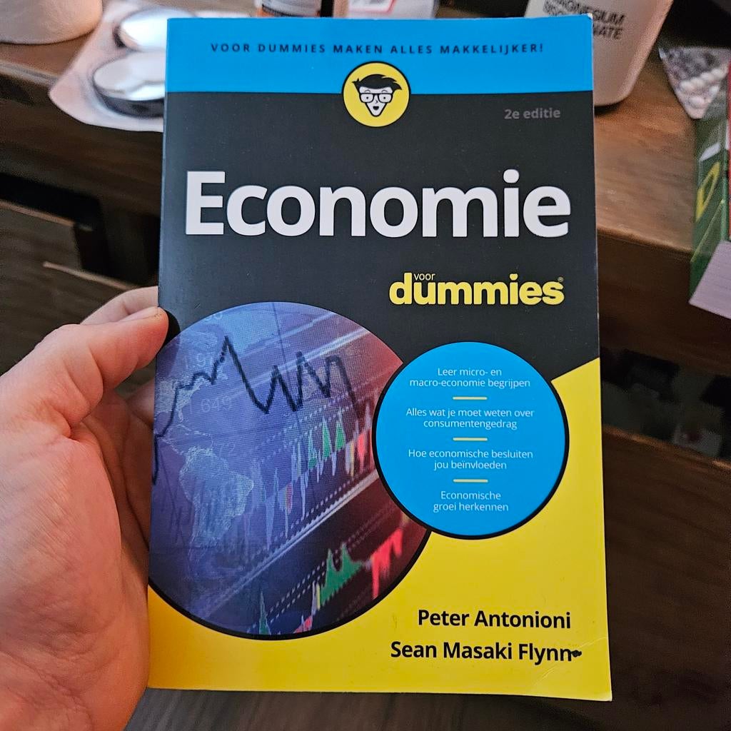 Peter Antonioni - Economie voor Dummies, Ophalen of Verzenden, Zo goed als nieuw, Economie en Marketing, Peter Antonioni; Sean Masaki Flynn