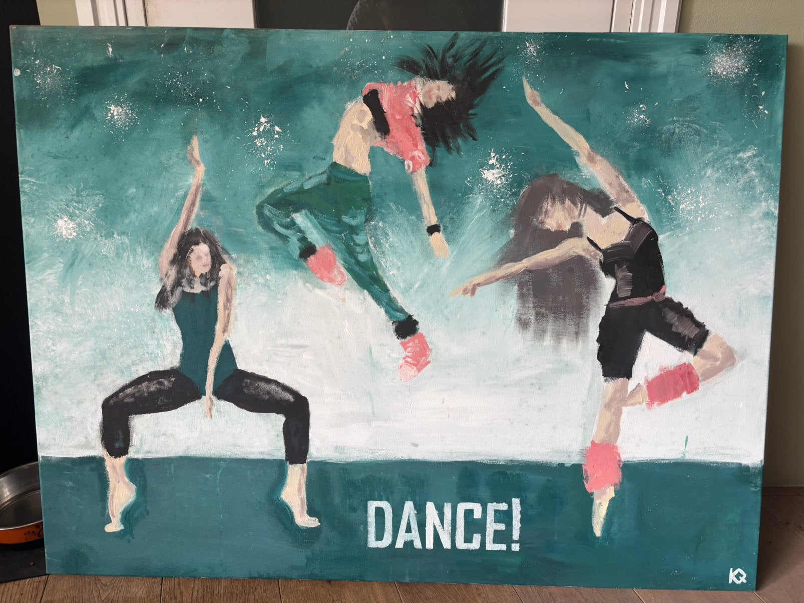 Dans schilderij, Antiek en Kunst, Kunst | Tekeningen en Foto's, Ophalen, Schilderij