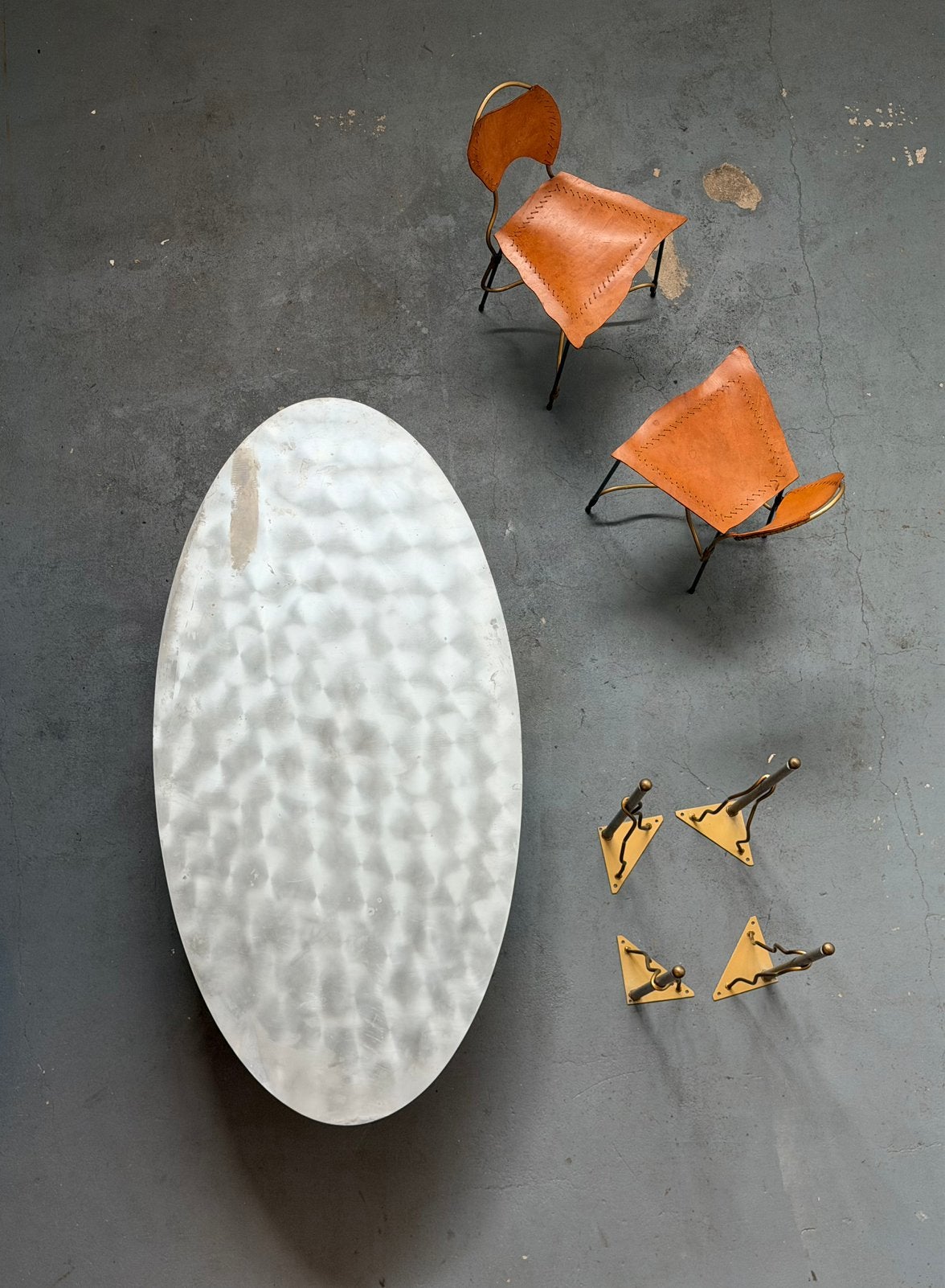 Rob Eckhardt Studio Dolores tafel en stoelen *uniek*