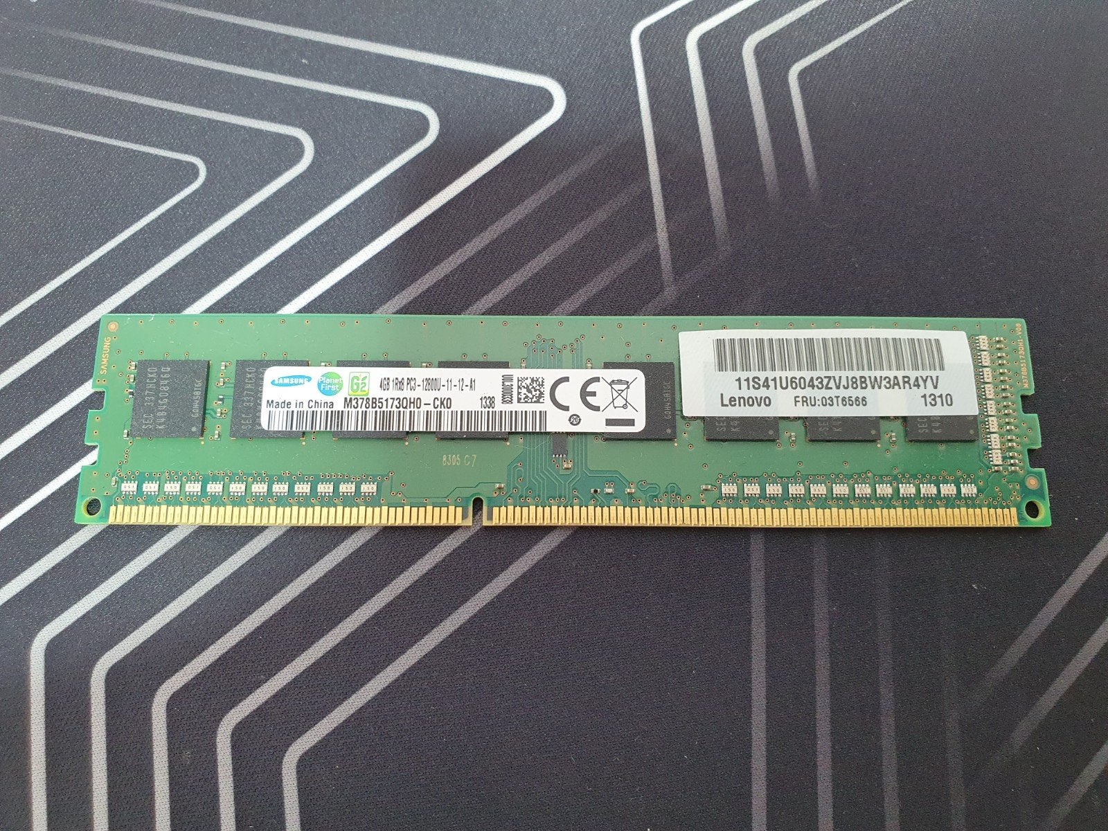 Samsung 4GB DDR3 1600MHz RAM Werkgeheugen, ., DDR3, Ophalen of Verzenden, Zo goed als nieuw
