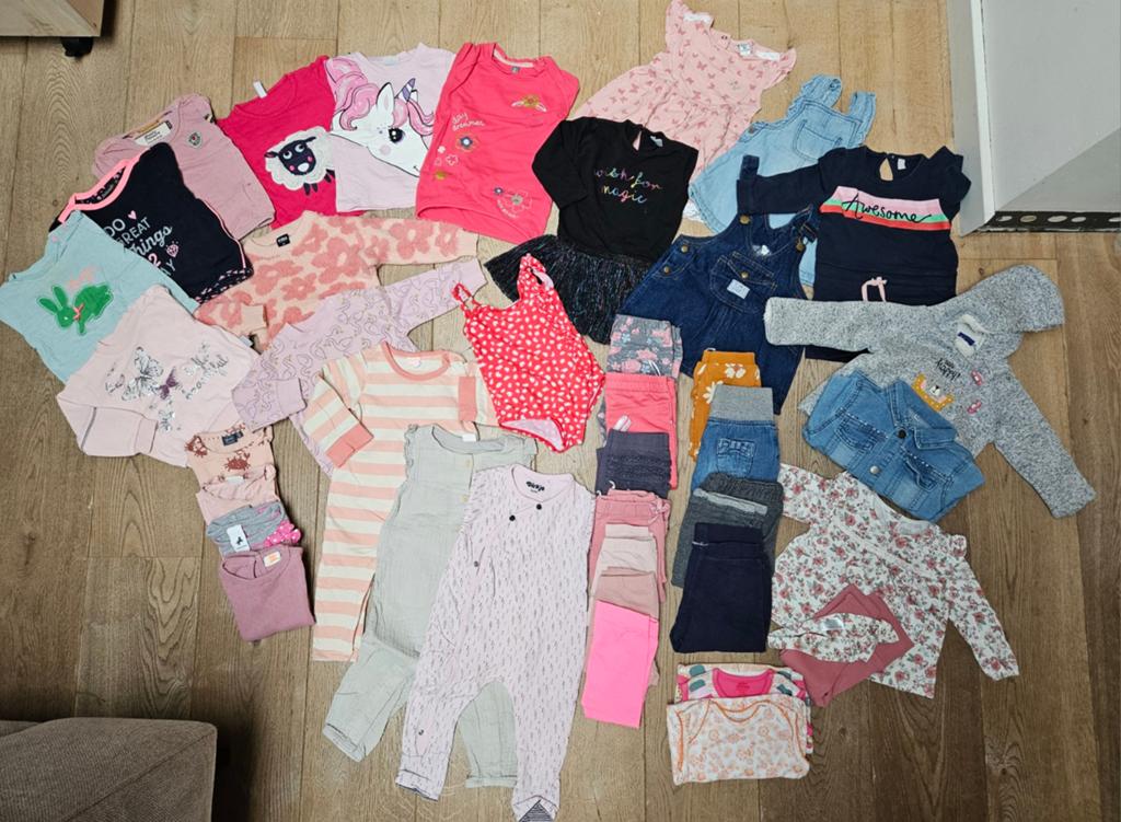 Groot kleding pakket meisje maat 74, Ophalen of Verzenden, Meisje