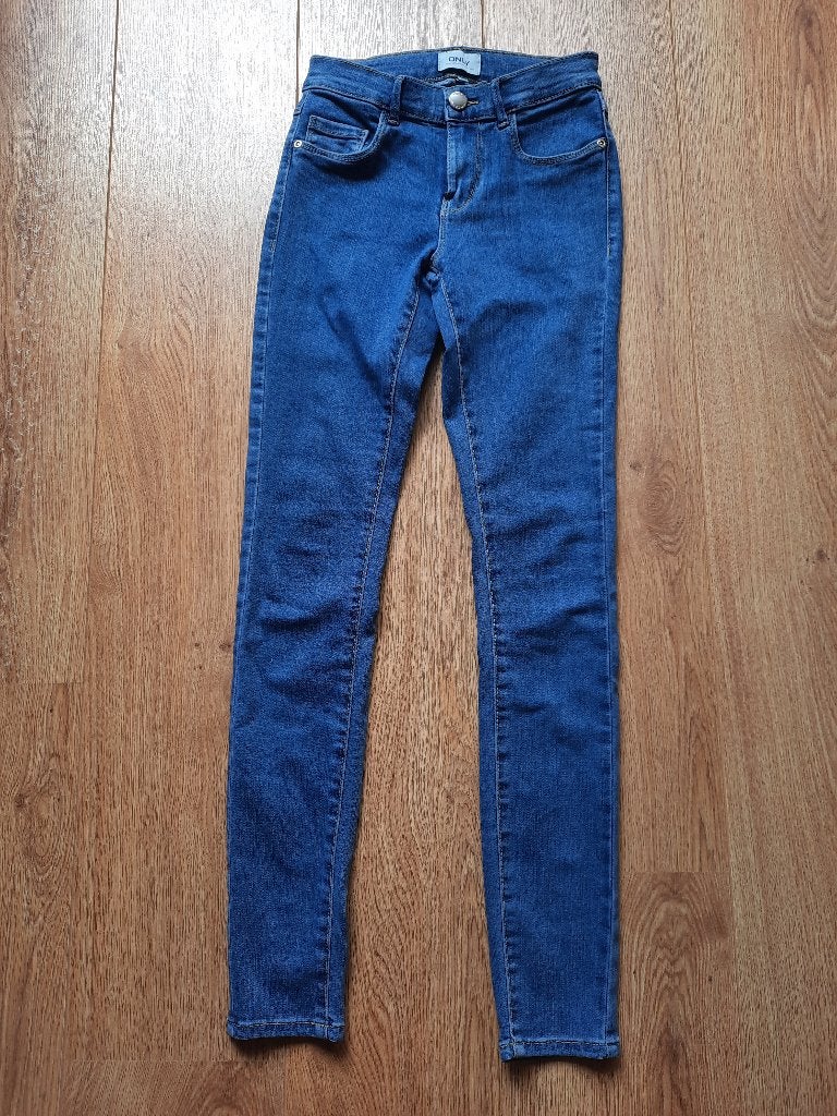 ONLY dames skinny jeans size XS/30L, Only, Blauw, Nieuw, Ophalen of Verzenden