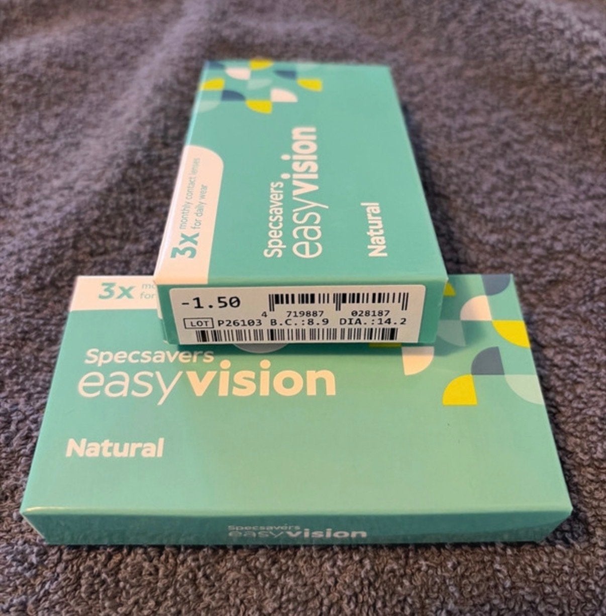 Specsavers Easyvision Natural maandlenzen -1.50 (6x), Ophalen of Verzenden, Nieuw